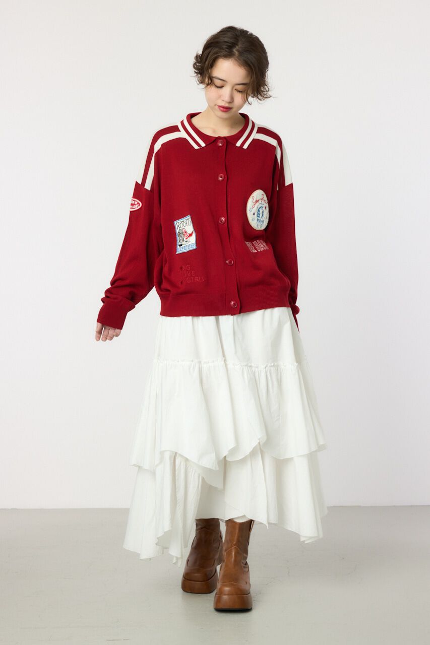 RODEO CROWNS「ワッペンニットカーディガン」|ニット・セーター|