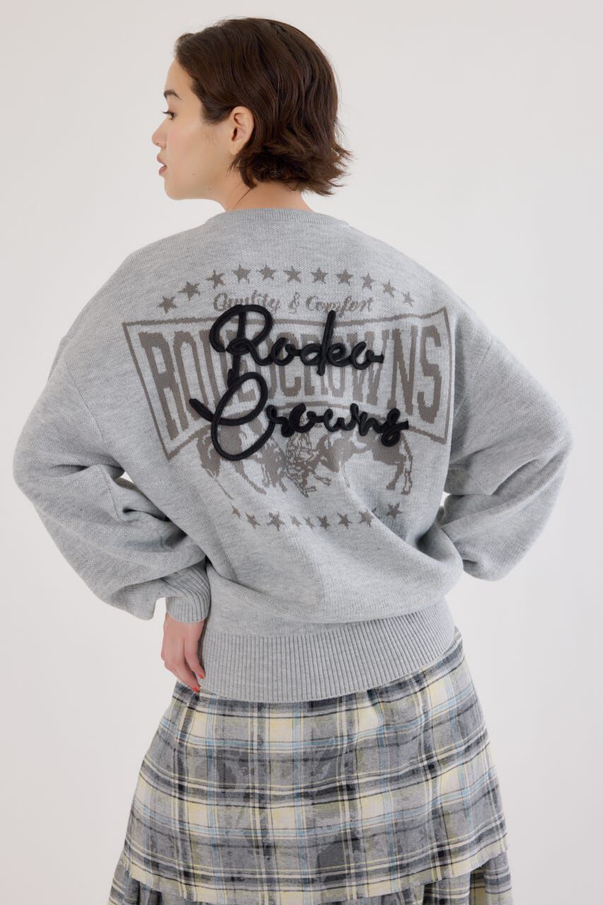 RODEO CROWNS「ロープロゴニットトップス」|ニット・セーター|L/T.GRY1