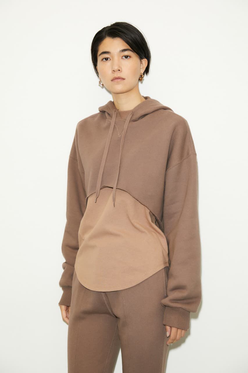 SLY「CROP SW HOODIE」|パーカー|