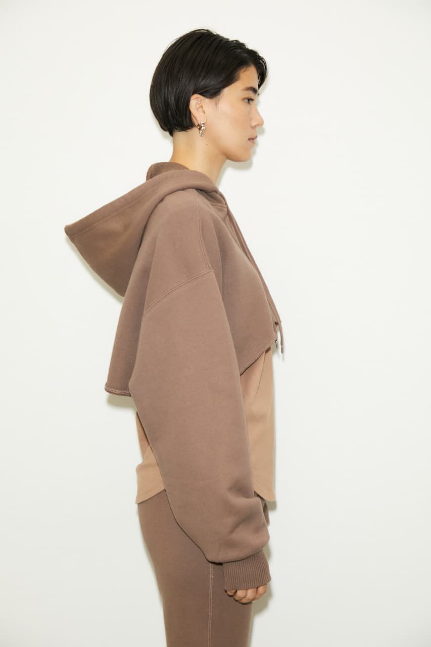 SLY「CROP SW HOODIE」|パーカー|