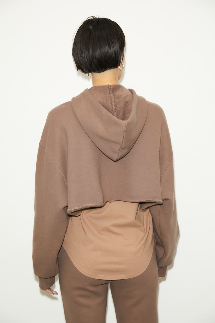 SLY「CROP SW HOODIE」|パーカー|