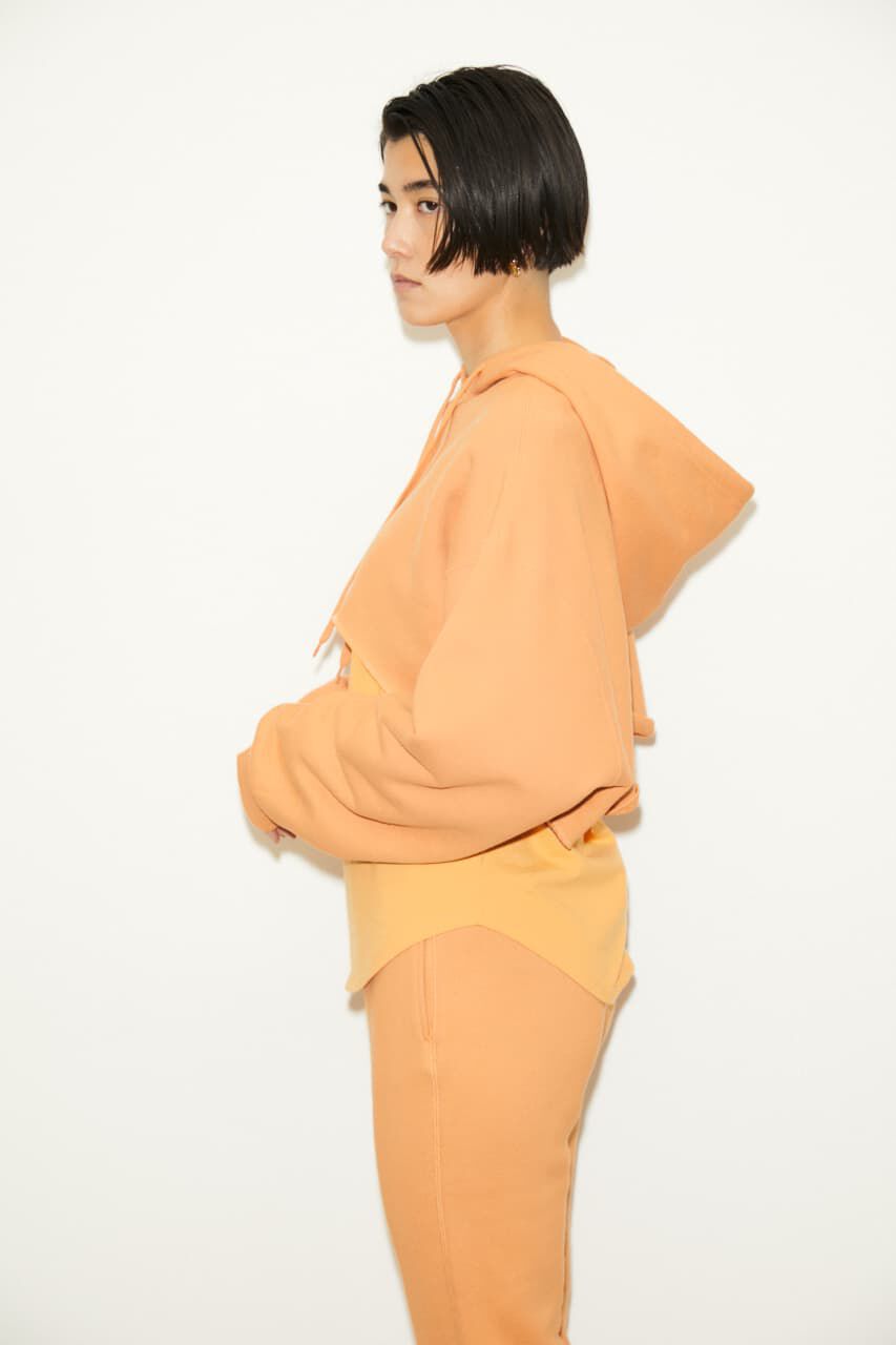 SLY「CROP SW HOODIE」|パーカー|