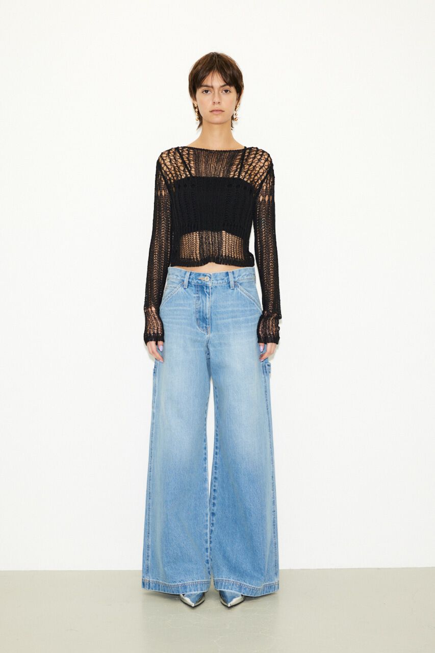 SLY「L／W SUPPLE  WORK PT-B」|デニム|