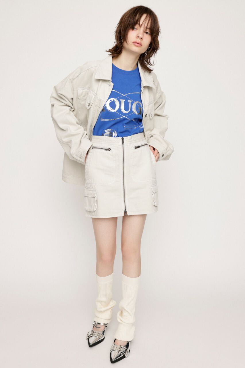 SLY「FRONT ZIP SAFARI SK-E」|スカート|