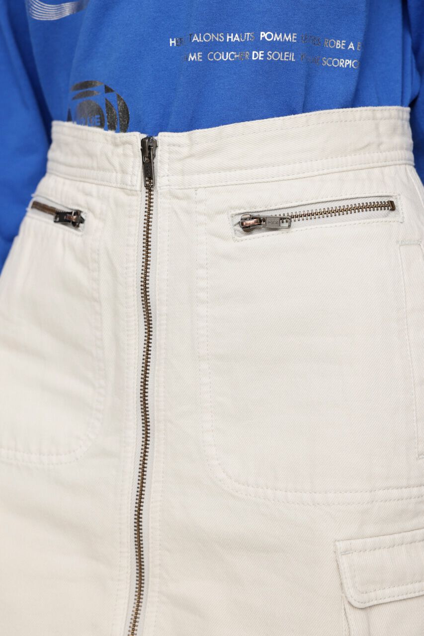 SLY「FRONT ZIP SAFARI SK-E」|スカート|