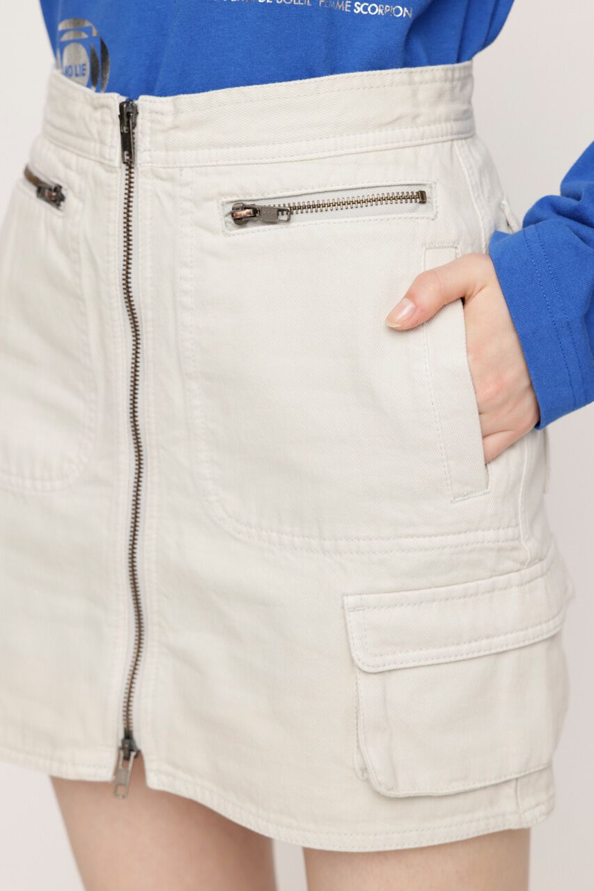 SLY「FRONT ZIP SAFARI SK-E」|スカート|
