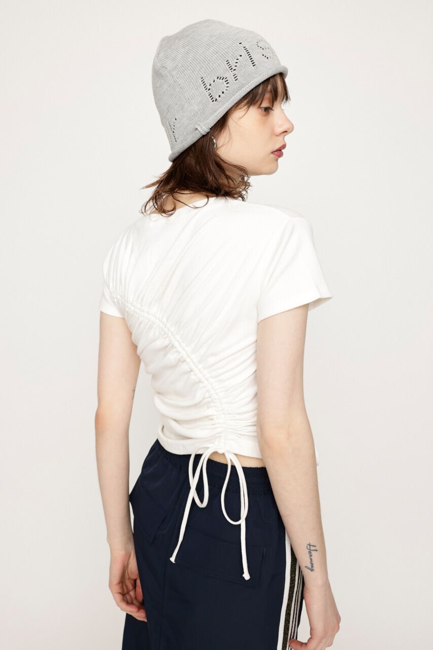 SLY「DROST GATHER COMPACT トップス」|Tシャツ・カットソー|