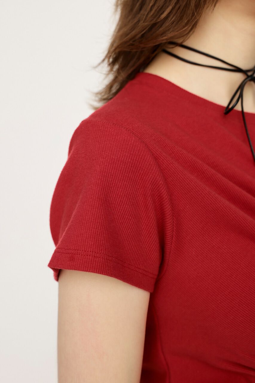 SLY「DROST GATHER COMPACT トップス」|Tシャツ・カットソー|