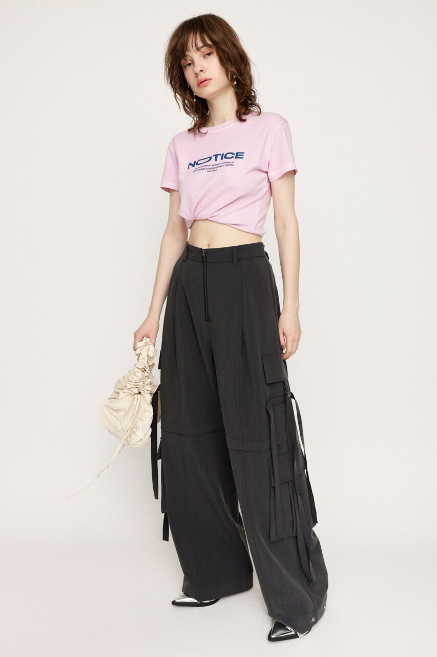 SLY「KNEE ZIP CARGO パンツ」|その他|D/GRY3