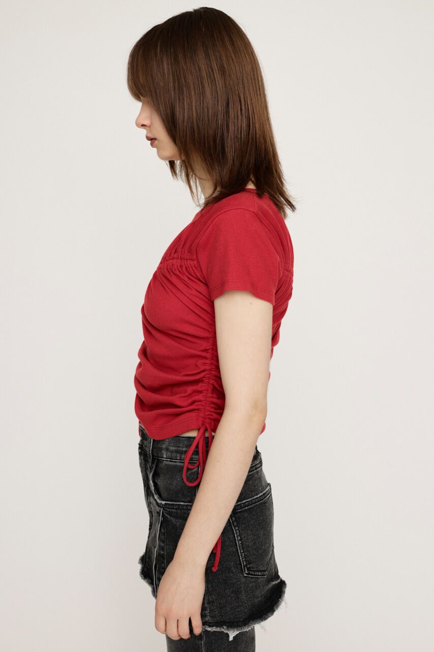 SLY「DROST GATHER COMPACT トップス」|Tシャツ・カットソー|