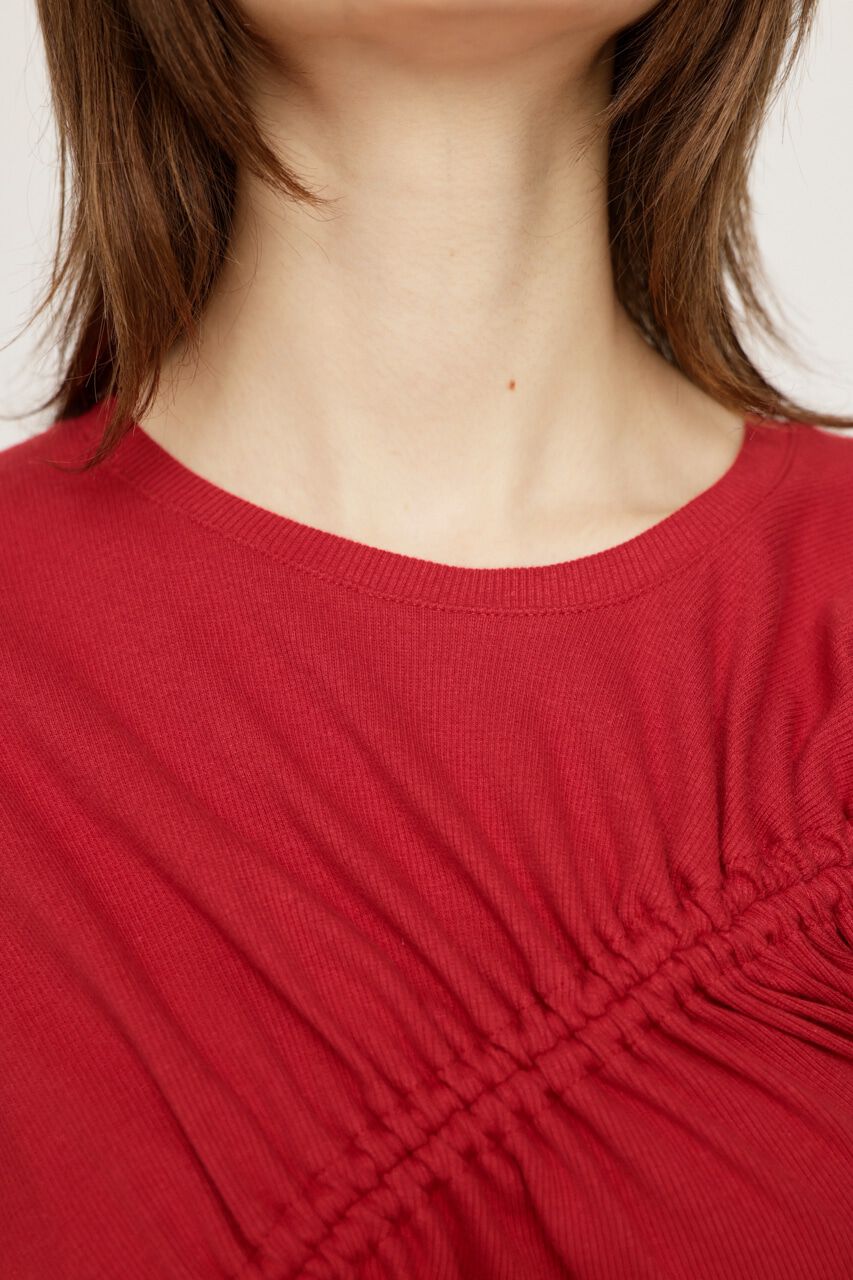 SLY「DROST GATHER COMPACT トップス」|Tシャツ・カットソー|