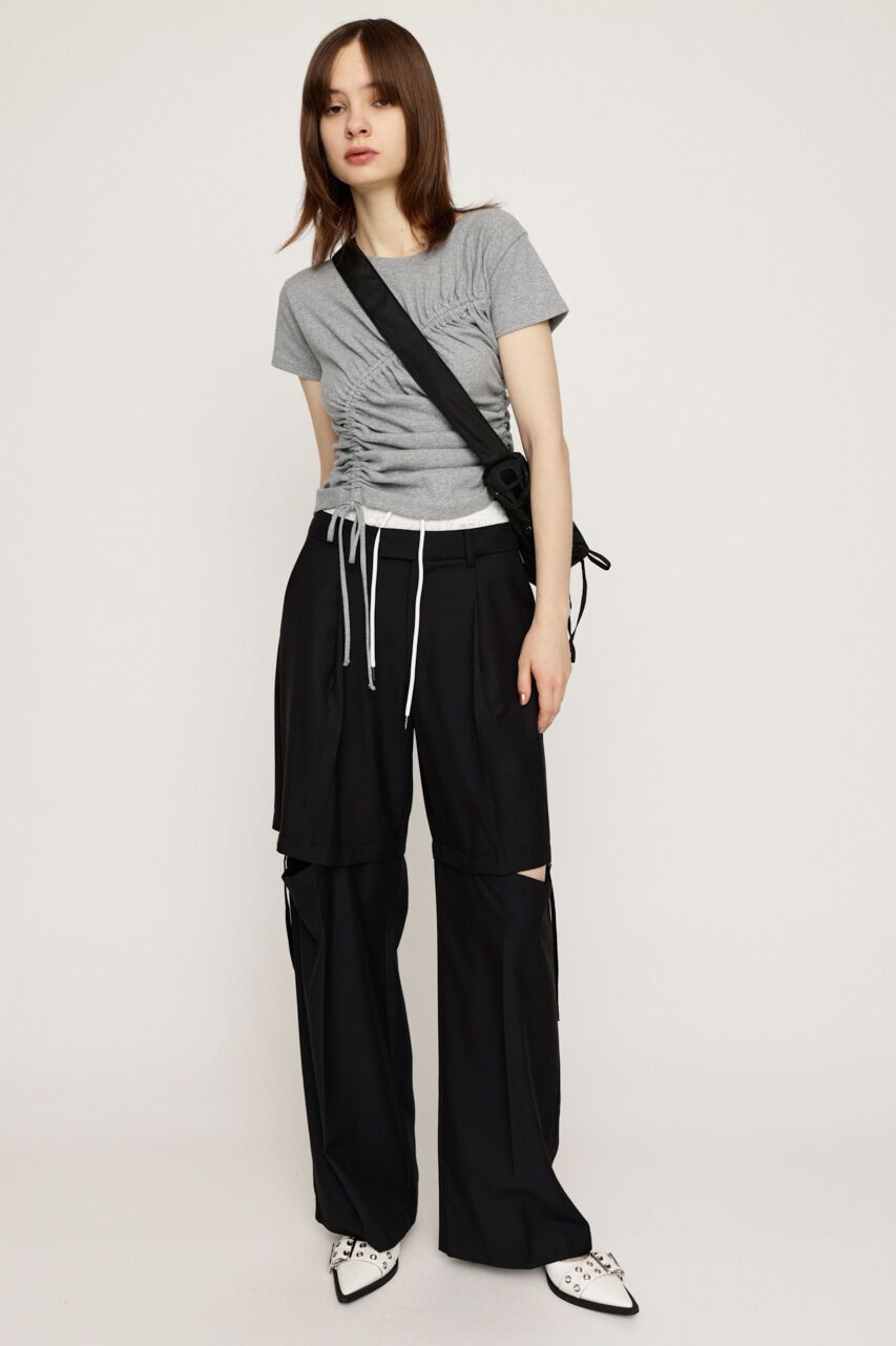 SLY「DROST GATHER COMPACT トップス」|Tシャツ・カットソー|