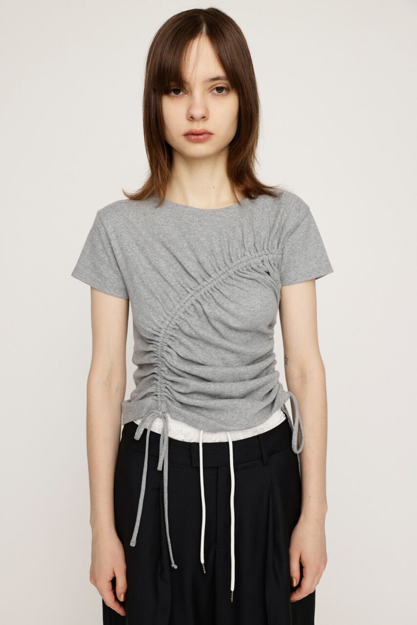 SLY「DROST GATHER COMPACT トップス」|Tシャツ・カットソー|