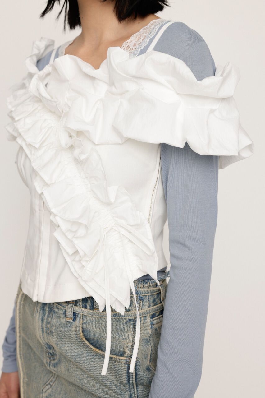 SLY「DESIGN SHOULDER コルセット」|キャミソール|