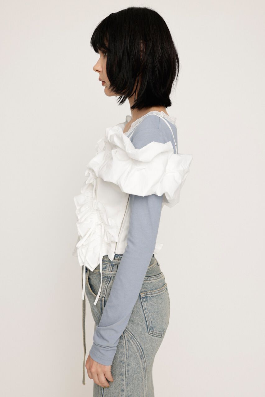 SLY「DESIGN SHOULDER コルセット」|キャミソール|