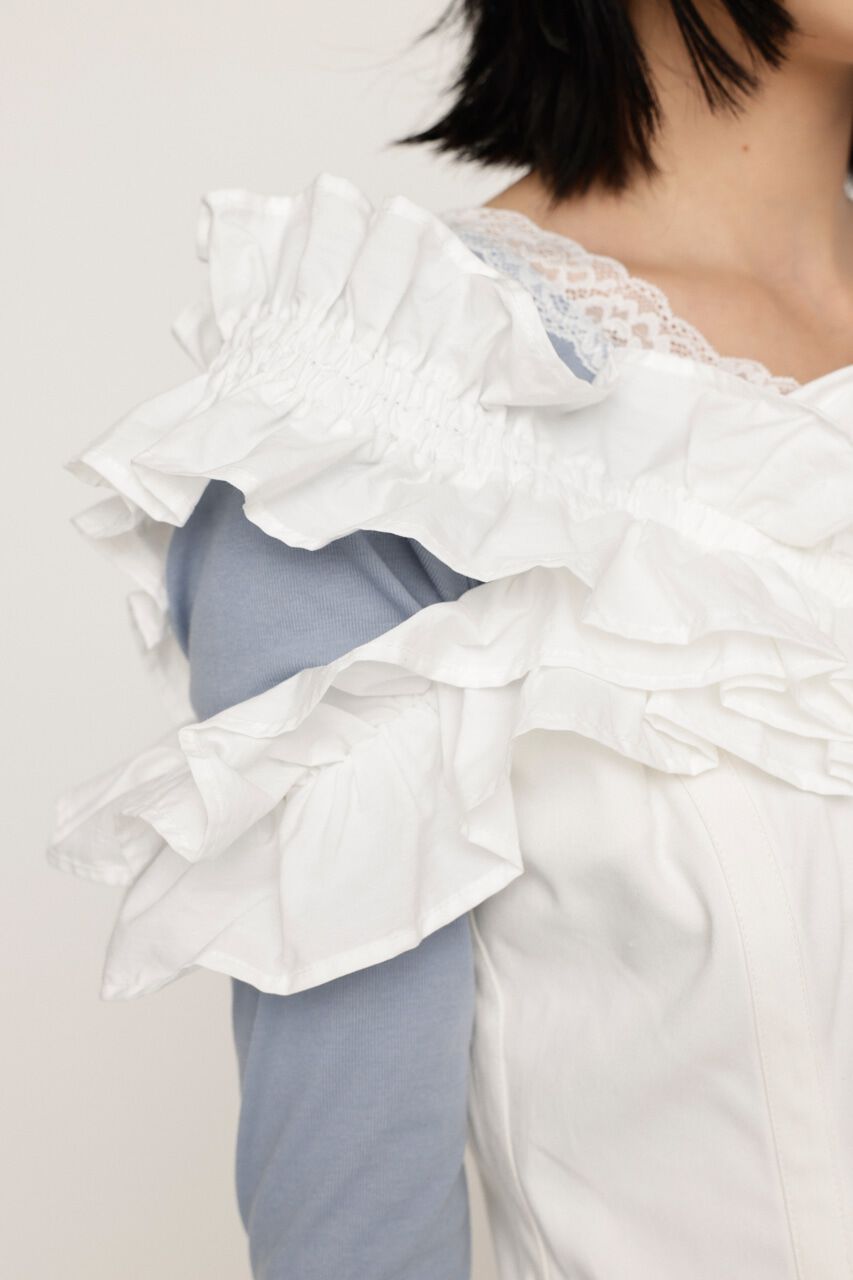 SLY「DESIGN SHOULDER コルセット」|キャミソール|