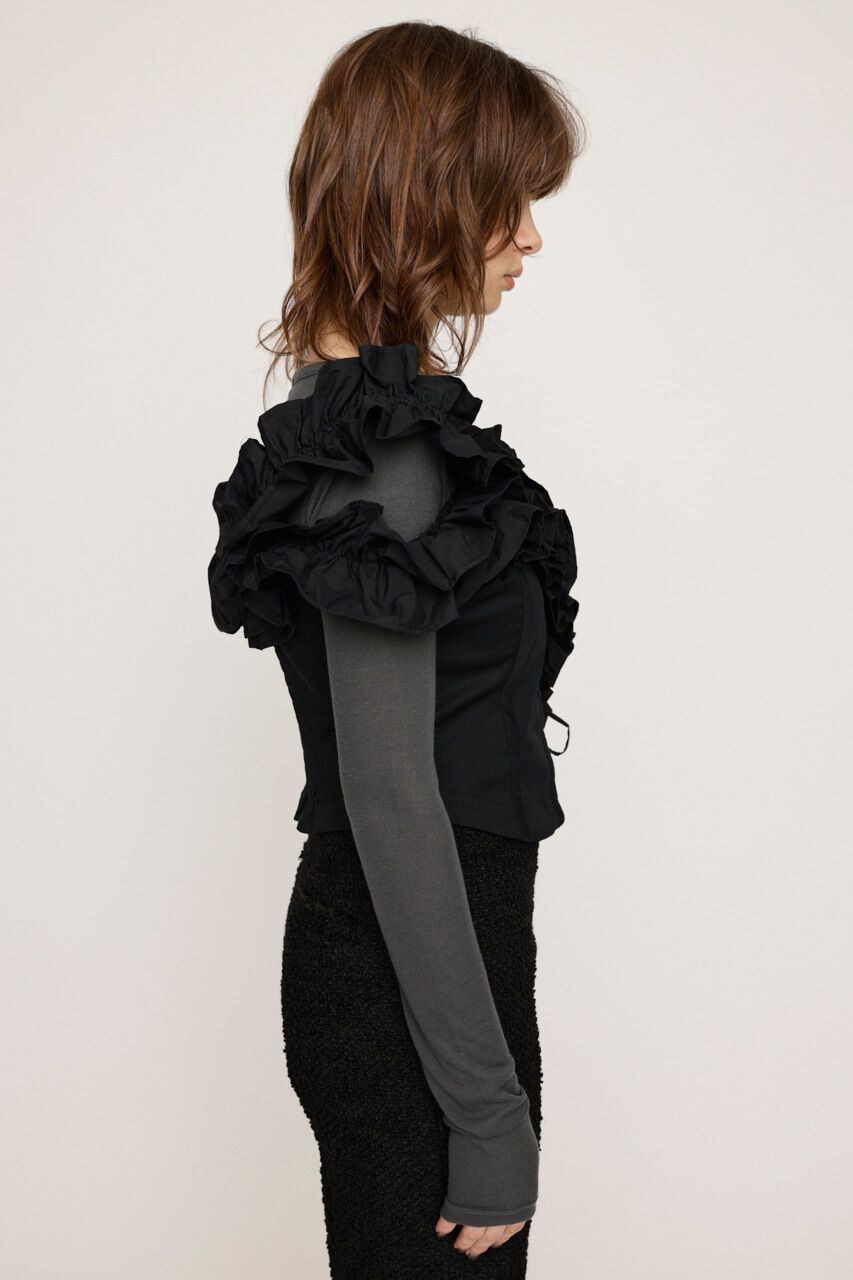 SLY「DESIGN SHOULDER コルセット」|キャミソール|