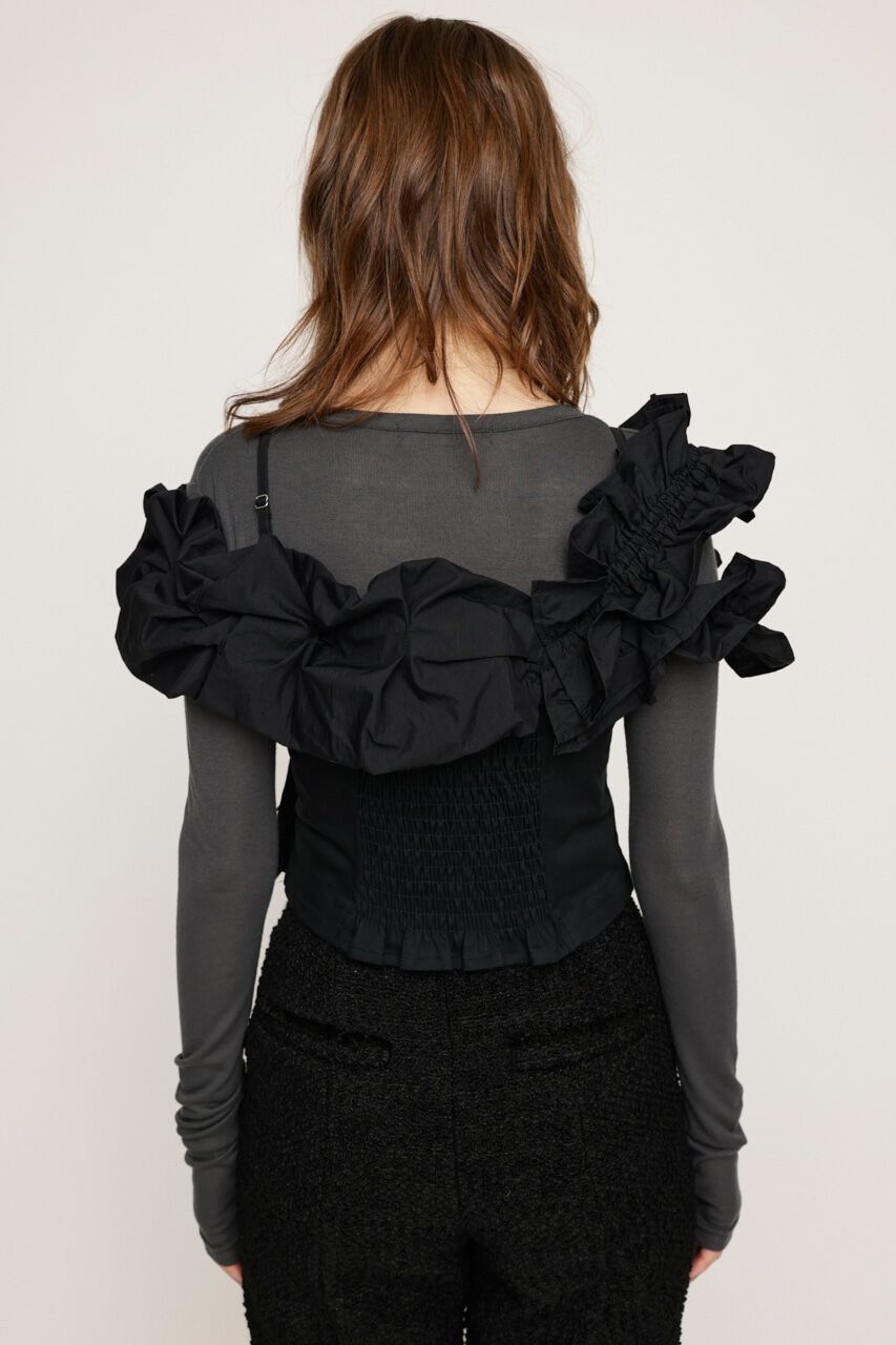 SLY「DESIGN SHOULDER コルセット」|キャミソール|