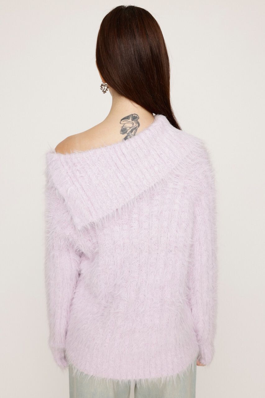 SLY「SIDE BUTTON SHAGGY チュニック」|ニット・セーター|