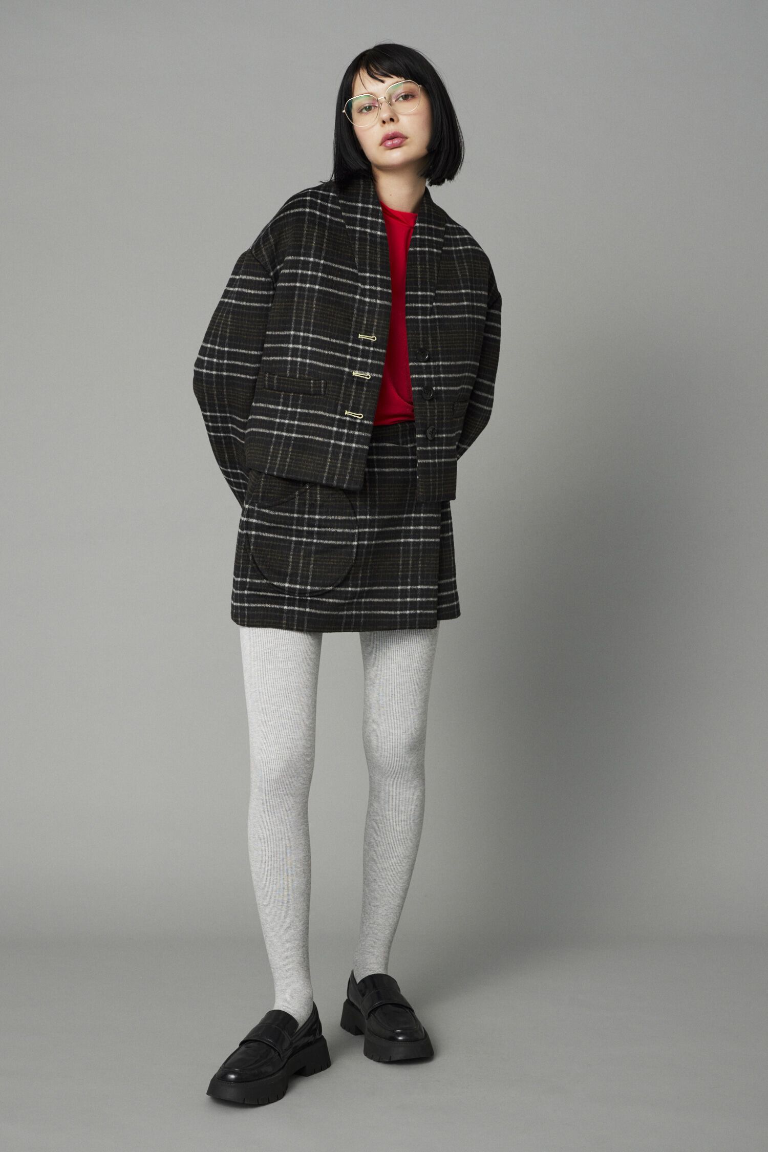 HeRIN.CYE「Round compact jacket」|その他|