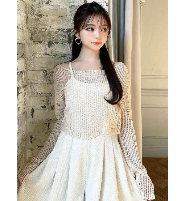 RESEXXY「メッシュルーズトップス」|ニット・セーター|
