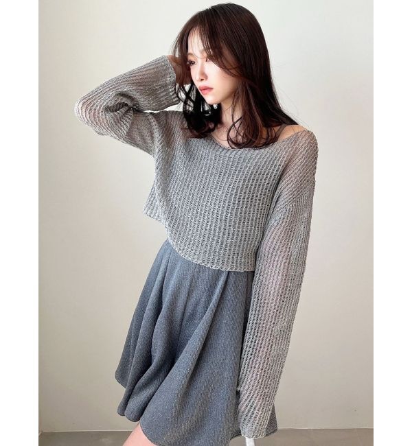 RESEXXY「メッシュルーズトップス」|ニット・セーター|