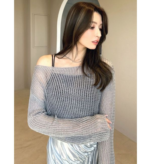 RESEXXY「メッシュルーズトップス」|ニット・セーター|