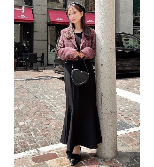 RESEXXY「ツイードダブルショートジャケット【セットアップ着用可能】」|テーラードジャケット|