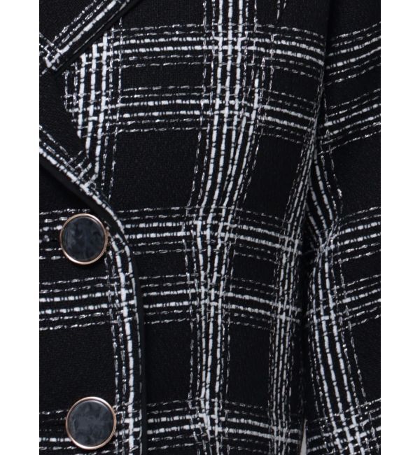 RESEXXY「ツイードダブルショートジャケット【セットアップ着用可能】」|テーラードジャケット|