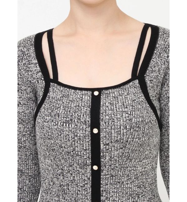 RESEXXY「メランジタイトミニニットワンピース」|ワンピース|