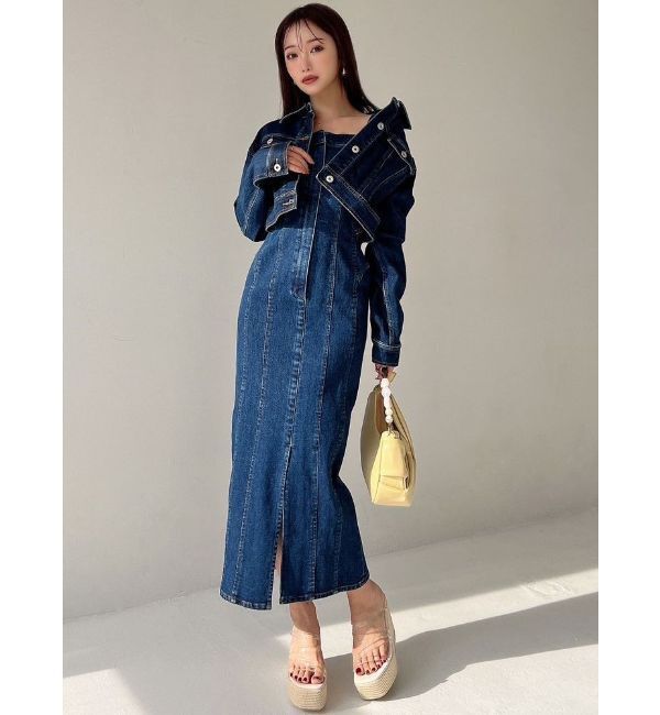 RESEXXY「デニムショートジャケット【セットアップ着用可能】」|デニムジャケット|