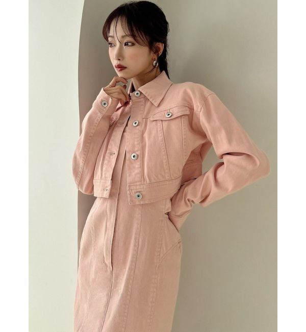 RESEXXY「デニムショートジャケット【セットアップ着用可能】」|デニムジャケット|