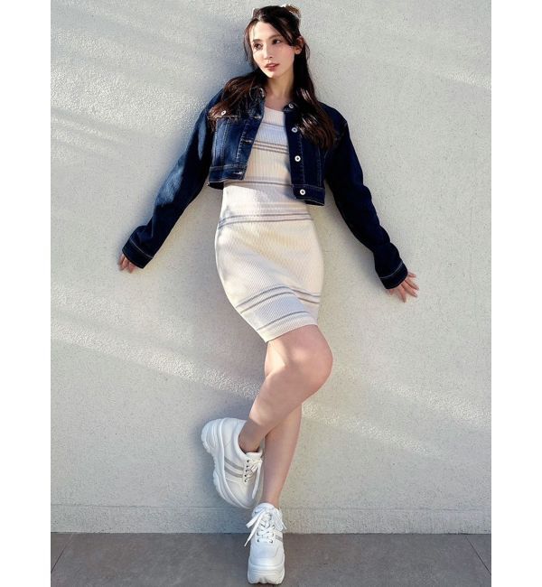 RESEXXY「デニムショートジャケット【セットアップ着用可能】」|デニムジャケット|