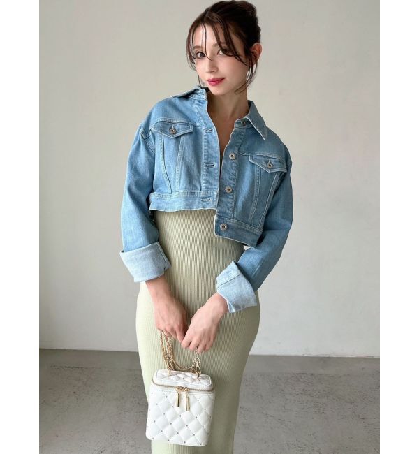 RESEXXY「デニムショートジャケット【セットアップ着用可能】」|デニムジャケット|