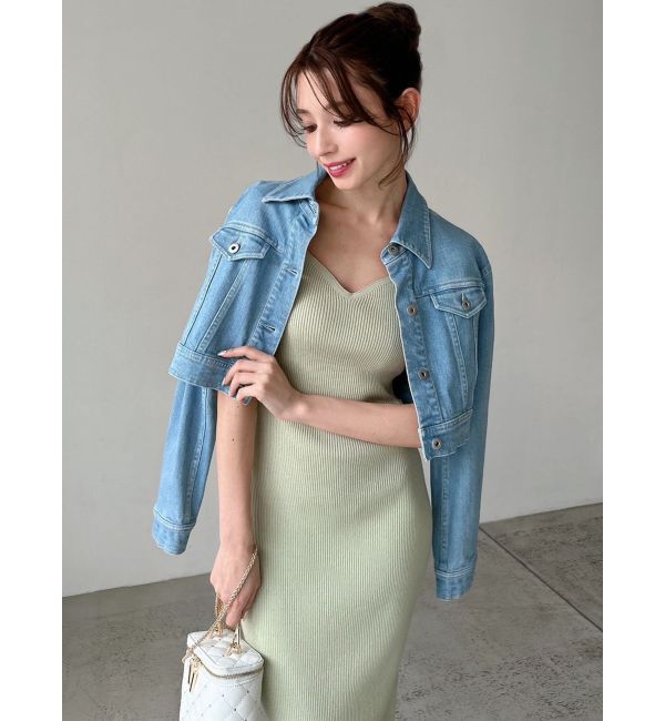 RESEXXY「デニムショートジャケット【セットアップ着用可能】」|デニムジャケット|