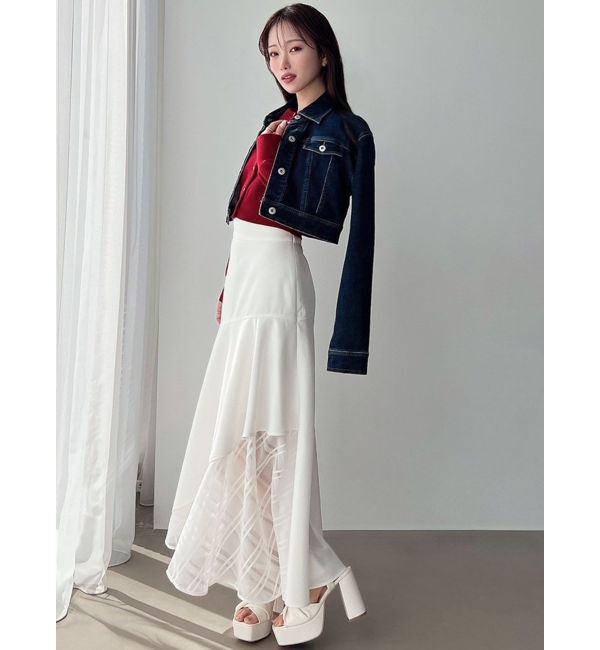 RESEXXY「デニムショートジャケット【セットアップ着用可能】」|デニムジャケット|