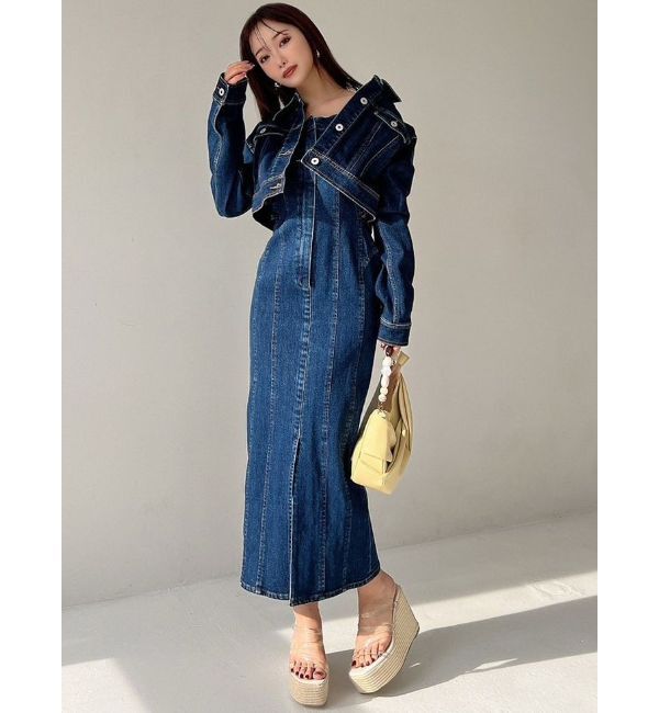 RESEXXY「デニムショートジャケット【セットアップ着用可能】」|デニムジャケット|