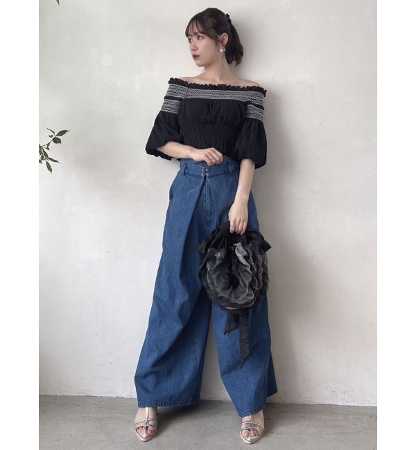 dazzlin「オフショルフェミニックトップス」|シャツ・ブラウス|