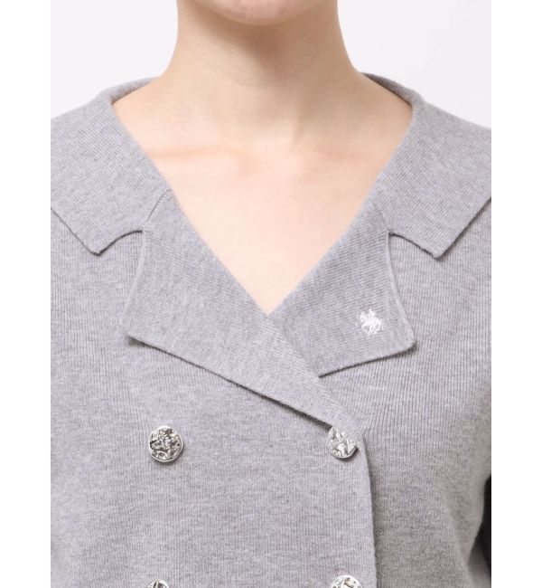 dazzlin「【POLO BCSコラボ】テーラーカラーニットトップス ※BROWN WEB限定カラー」|ニット・セーター|