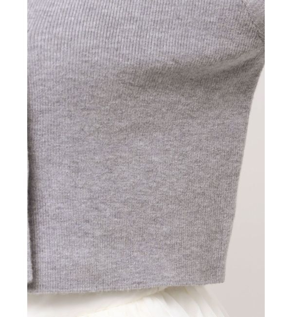 dazzlin「【POLO BCSコラボ】テーラーカラーニットトップス ※BROWN WEB限定カラー」|ニット・セーター|