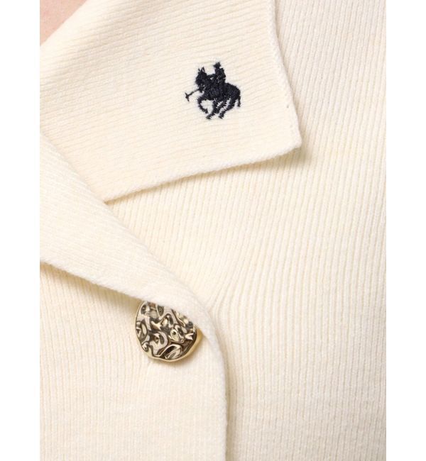 dazzlin「【POLO BCSコラボ】テーラーカラーニットトップス ※BROWN WEB限定カラー」|ニット・セーター|