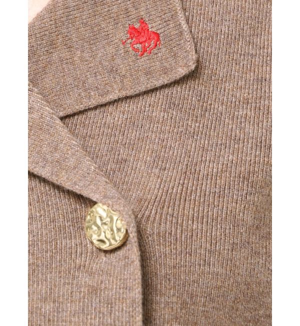 dazzlin「【POLO BCSコラボ】テーラーカラーニットトップス ※BROWN WEB限定カラー」|ニット・セーター|