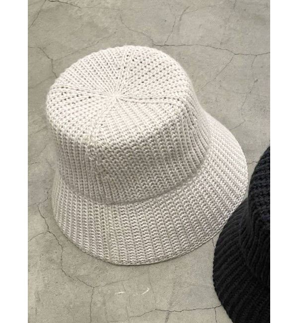 EMODA「フレアニットハット」|ハット|アイボリー