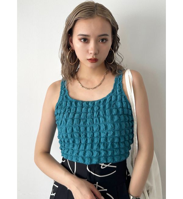 EMODA「3Dコンパクトトップ」|タンクトップ|