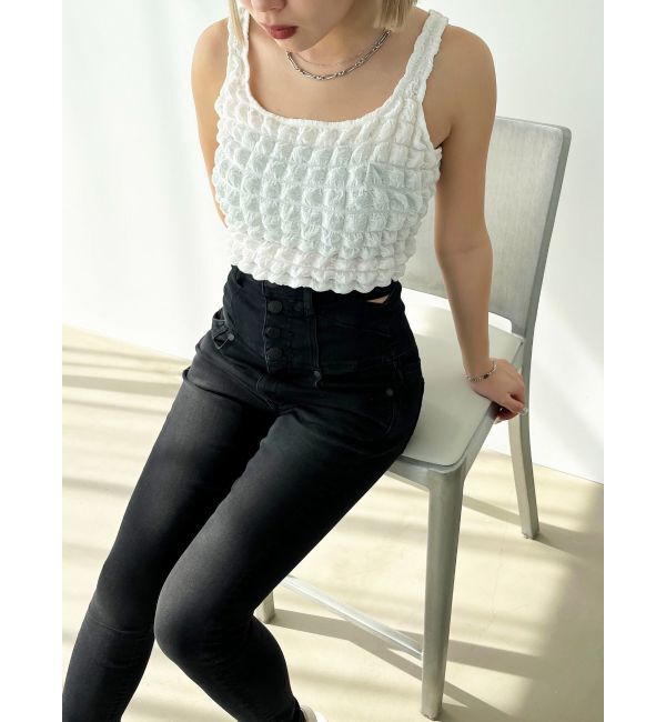 EMODA「3Dコンパクトトップ」|タンクトップ|