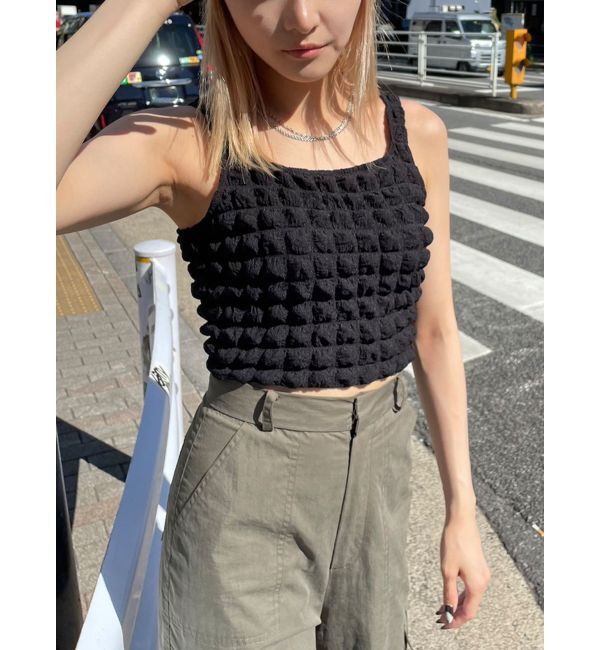 EMODA「3Dコンパクトトップ」|タンクトップ|