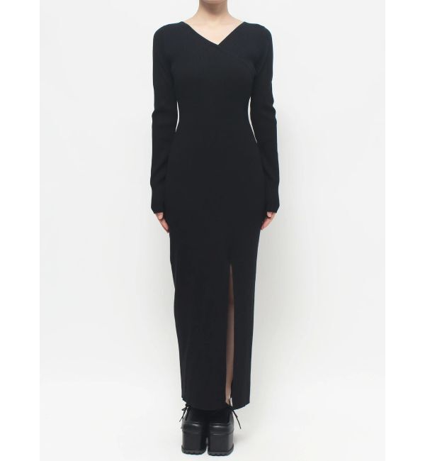 EMODA「カシュクールリブスリットワンピース」|ワンピース|