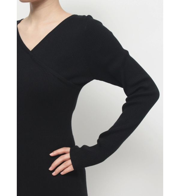 EMODA「カシュクールリブスリットワンピース」|ワンピース|