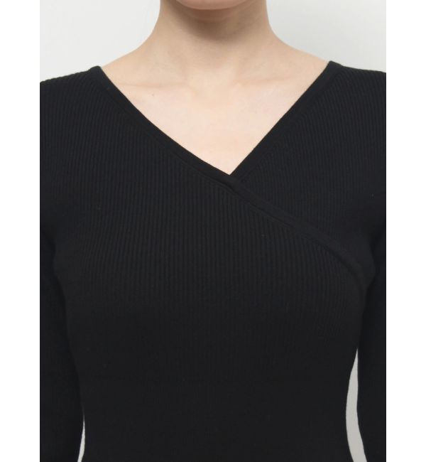 EMODA「カシュクールリブスリットワンピース」|ワンピース|