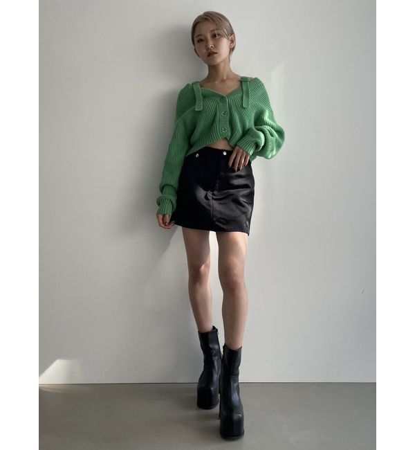 EMODA「ハングサスペンダーミニスカート」|スカート|